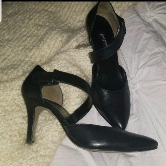 paul green black heels